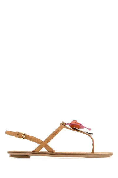 Prada Heeled Sandal Woman In Multi