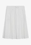 Prada White Cotton Polyester Skirt In White
