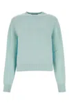 Prada Tiffany Cashmere Sweater In Light Blue