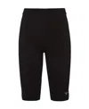 Prada Black Viscose Blend Leggings In Black