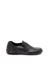 Prada Toblach Leather Loafers In Black