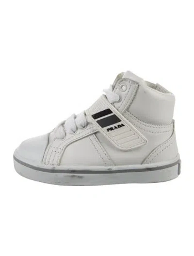 Pre-owned Prada Babies' Toddler Boy Sneakers In White