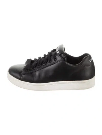 Pre-owned Prada Babies' Toddler Boys Low Top Sneakers In Black