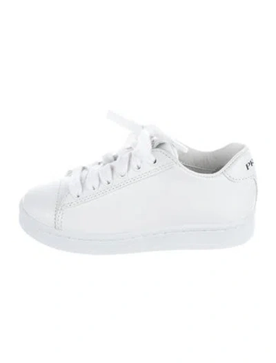 Pre-owned Prada Babies' Toddler Low Top Sneakers In White
