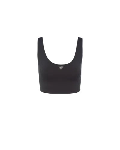 PRADA TOP AUS STRETCH-JERSEY