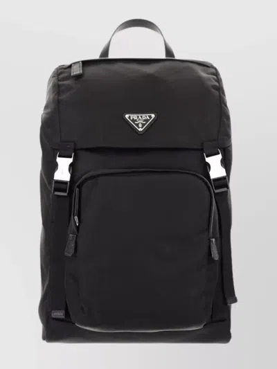 PRADA TOP HANDLE MESH PANEL BACKPACK