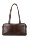 Prada Brown Carry Large Shoulder Bag In Brown