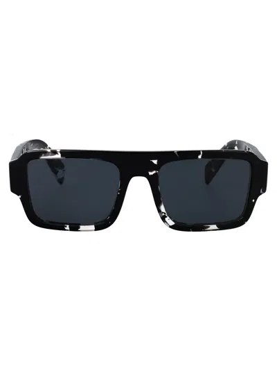 Prada Tortoise Black Crystal Acetate Sunglasses