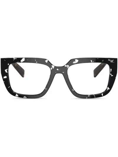 PRADA TORTOISESHELL CAT-EYE FRAME GLASSES