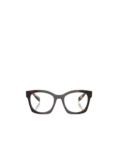 Prada Tortoiseshell D-frame Glasses In White