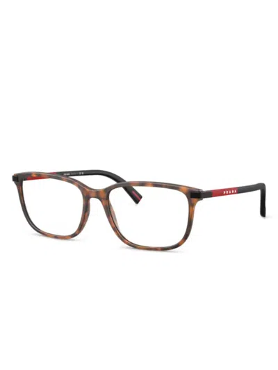 Prada Tortoiseshell-effect Glasses In Multi