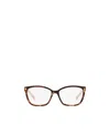 Prada Tortoiseshell-effect Square-frame Glasses In Dark Havana