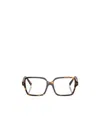 Prada Tortoiseshell-effect Square-frame Glasses In White