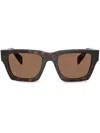 Prada Eyewear Sunglasses In Dark Brown