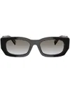 Prada Tortoiseshell-effect Sunglasses In Black