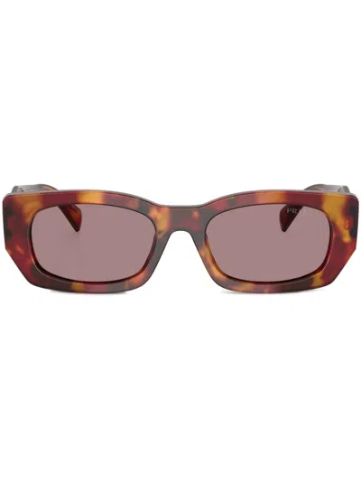PRADA TORTOISESHELL-EFFECT SUNGLASSES