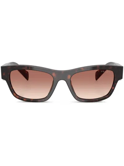 PRADA TORTOISESHELL-EFFECT SUNGLASSES