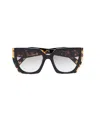 Prada Tortoiseshell Oversized Sunglasses In Brown