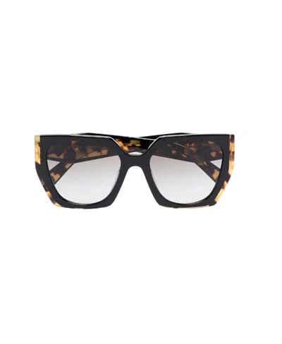 Prada Tortoiseshell Oversized Sunglasses