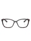 Prada Tortoiseshell-pattern Glasses In Brown