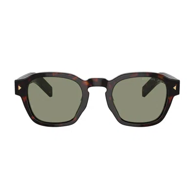 Prada Tortoiseshell Phantos Acetate Sunglasses In Brown