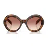 Prada Tortoiseshell Pr D08su Oversized Acetate Sunglasses In Multi