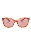 Prada Tortoiseshell Butterfly-frame Tinted Sunglasses In Brown