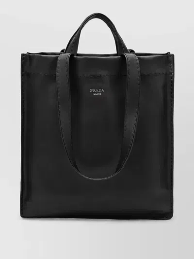 Prada Tote Bag In Black