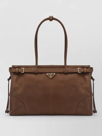 Prada Tote Bag Adjustable Strap Top Handles