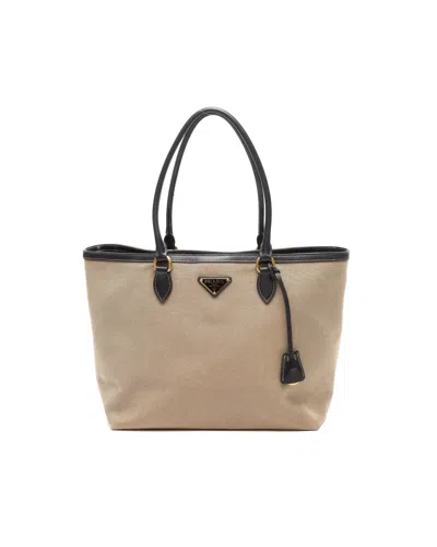 Prada Tote Bag In Brown