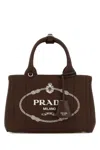 Prada Tote Bag In Brown