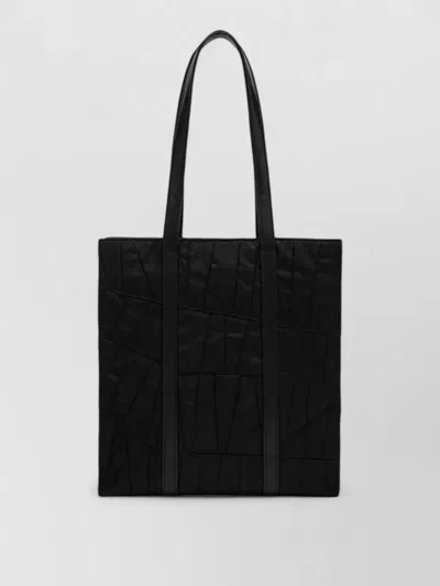 Prada Tote Bag Dual Handles Embellished Quilting