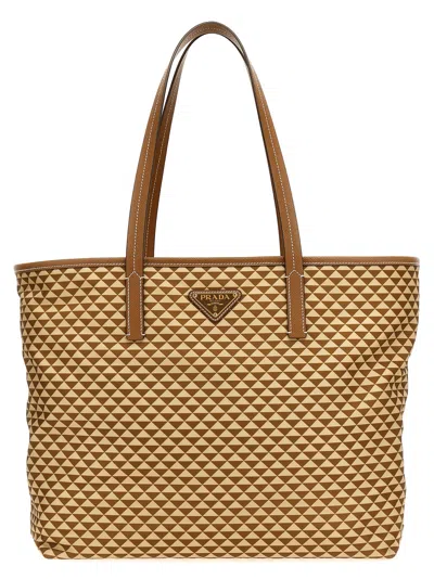 Prada Tote Bag In Multicolor