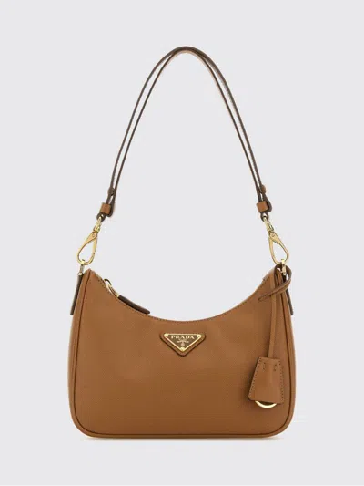 Prada Tote Bag Woman In Brown