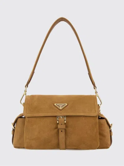 Prada Tote Bag Woman In Brown