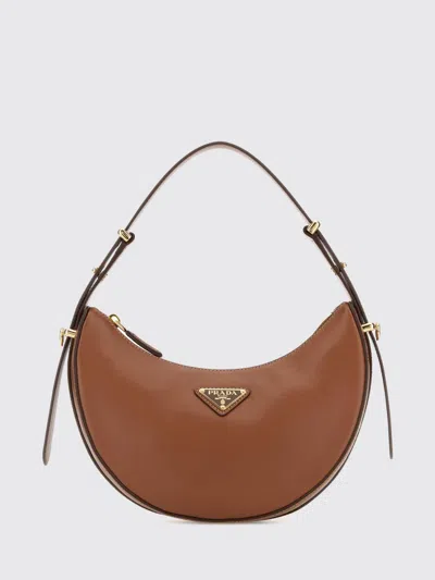 Prada Tote Bag Woman In Brown