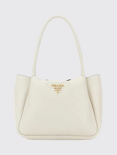 Prada Tote Bag Woman In Neutral