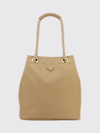 Prada Tote Bag Woman In Nude