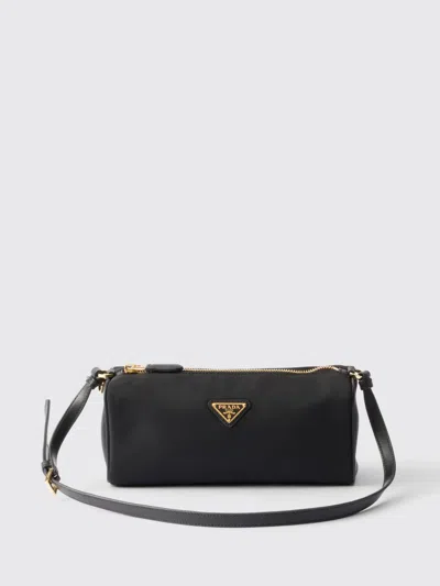 PRADA PRADA RE-NYLON AND LEATHER POUCH