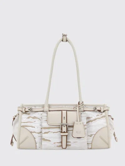 Prada Tote Bag Woman In White