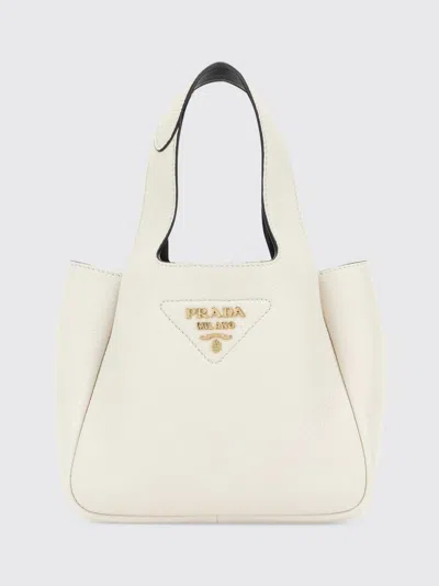 Prada Tote Bag Woman In White