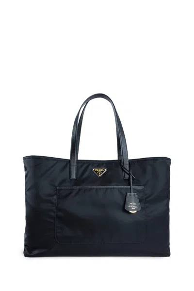 Prada Tote Bags In Black
