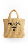 Prada Tote Bags In Brown