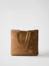Prada Large Leather Tote Bag