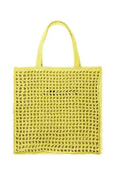 Prada Tote Bags In Yellow