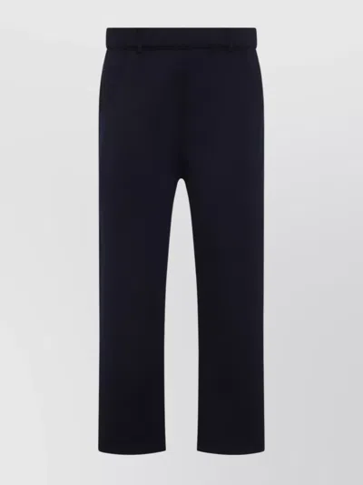 Prada Track Pants Polyester Belt Loops In Blue