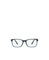 Prada Translucent Rectangle-frame Glasses In White