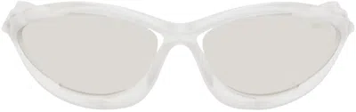 Prada Transparent Runway Sunglasses In 14v60h