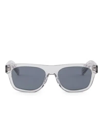 Prada Transparent Sunglasses In Blue