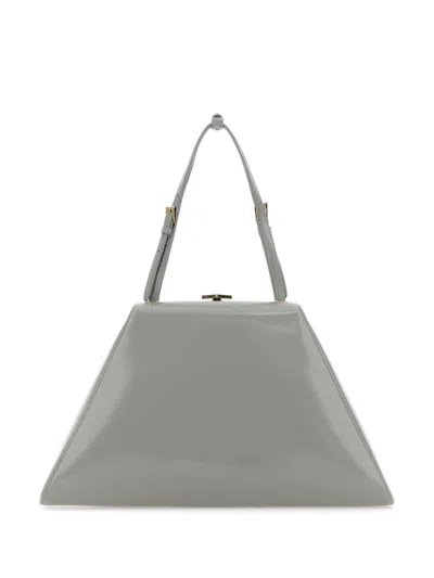 Prada Trapeze-shaped Tote Bag In Grau